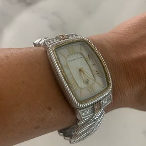 Judith Ripka stainless steel watch